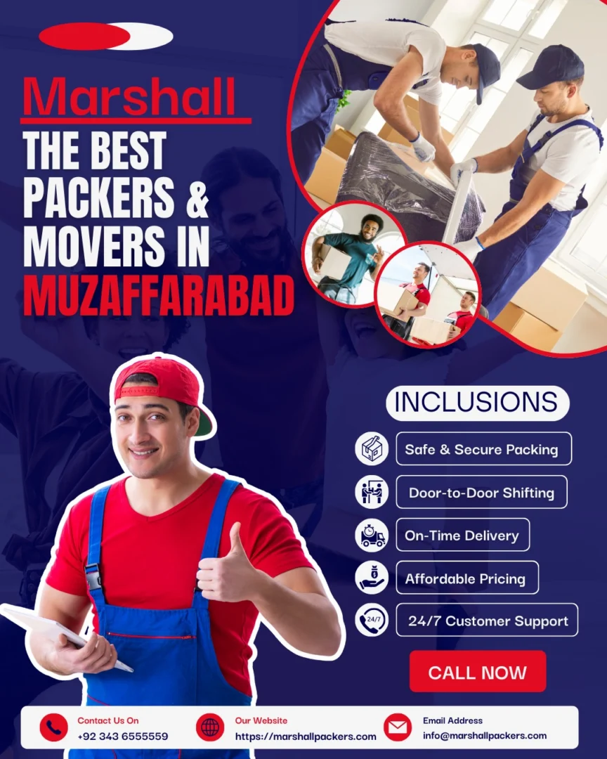 Marshall Packers and Movers AJK - International Cargo Service from AJK TO UK USA CANADA