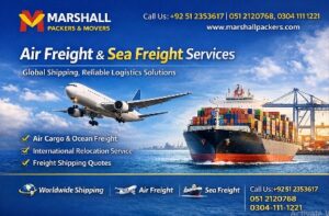 Marshall air freight and sea freight service in Islamabad, Rawalpindi Pakistan